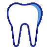 Tooth Icon | Icon Illustration of single tootle