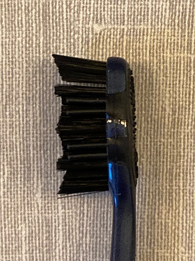 Oral-B Charcoal Toothbrush side bristles