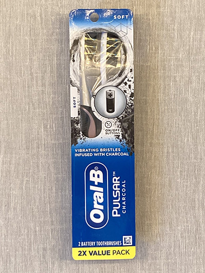 Oral-B Pulsar Charcoal Power Toothbrush | Top 7 Best Battery Powered Toothbrush