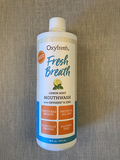 7 Best Bad Breath Mouthwash Products Review | Oxyfresh Fresh Breath Lemon Mint Mouthwash
