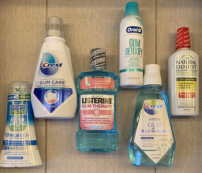 Top 6 Best Gum Care Mouthwash | Products being reviewed
