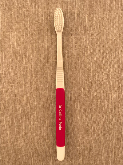 Dr. Collins PERIO Supersoft Toothbrush Review Front View