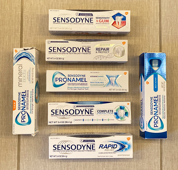 Top 7 Best Sensodyne Toothpaste | Picture of all 7 products
