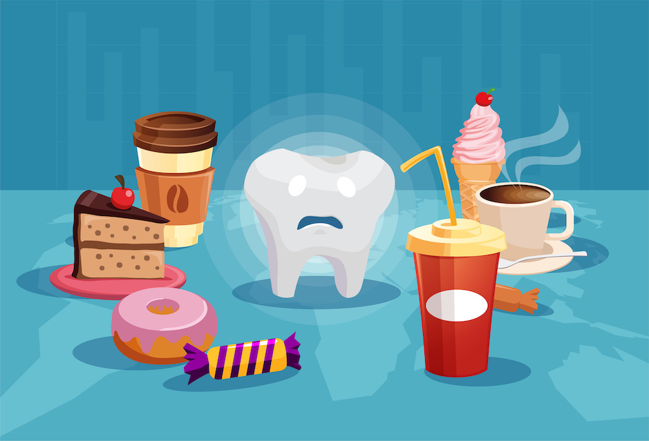Tooth Surrounded by Sweets | 12 Cavity Risk Factors (Best Treatment) | My Dental Advocate