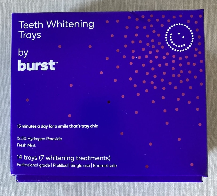 Burst Teeth Whitening Trays Box | My Dental Advocate