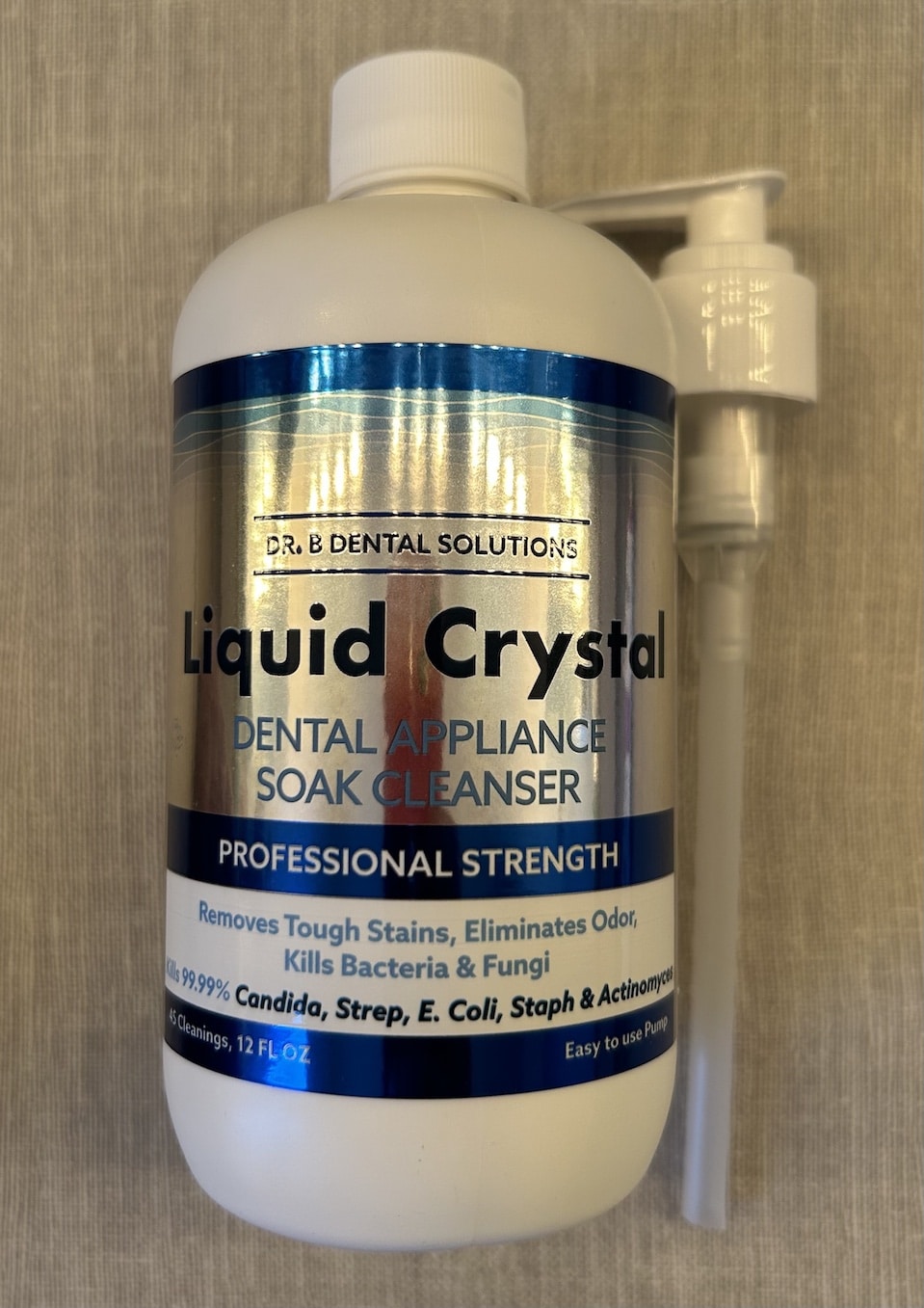 Dr. B Dental Solutions Liquid Crystal Dental Appliance Cleaner | My Dental Advocate