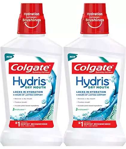 Colgate Hydris Dry Mouth Mouthwash, 16.9 Ounce, 2 Pack