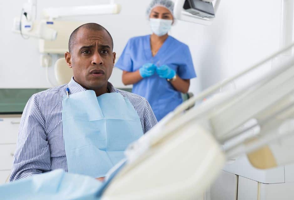 Nervous patient at the dentist | My Dental Advocate