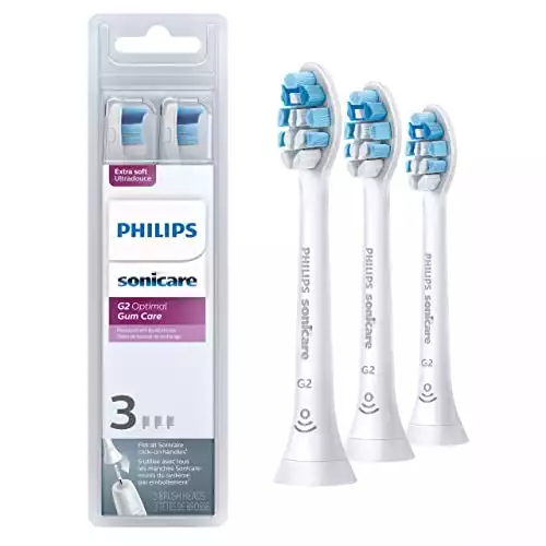 Philips Sonicare Genuine G2 Optimal Gum Care Replacement Toothbrush Heads