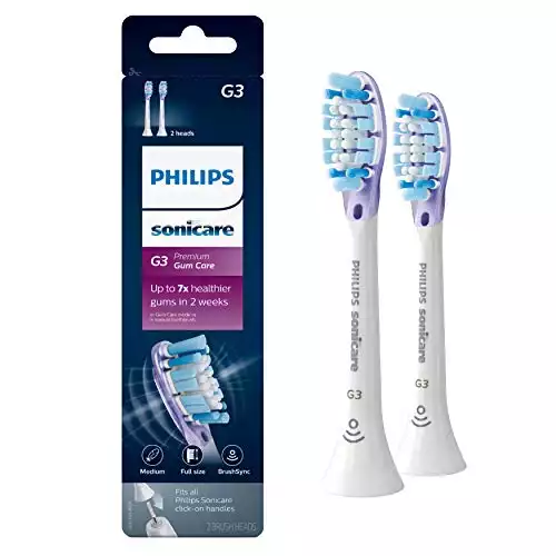 Philips Sonicare Genuine G3 Premium Gum Care Replacement Toothbrush Heads
