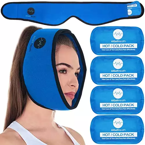 Face Ice Pack for Wisdom Teeth, Jaw, Head and Chin