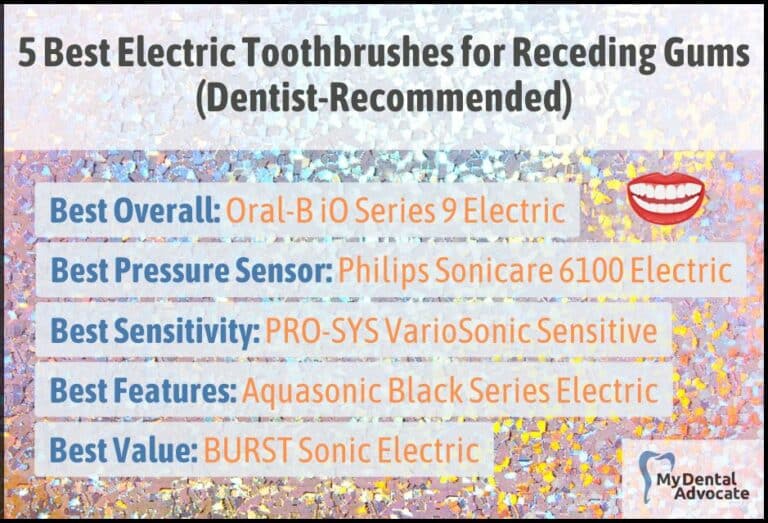 5 Best Electric Toothbrush for Receding Gums 2024 (Dentist-Recommended)