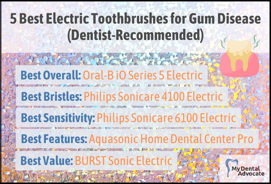 5 Best Electric Toothbrush for Gum Disease | My Dental Advocate
