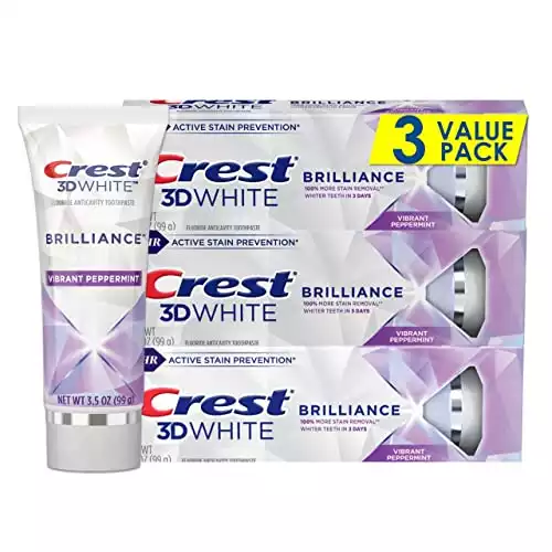 Crest 3D White Brilliance Teeth Whitening Toothpaste