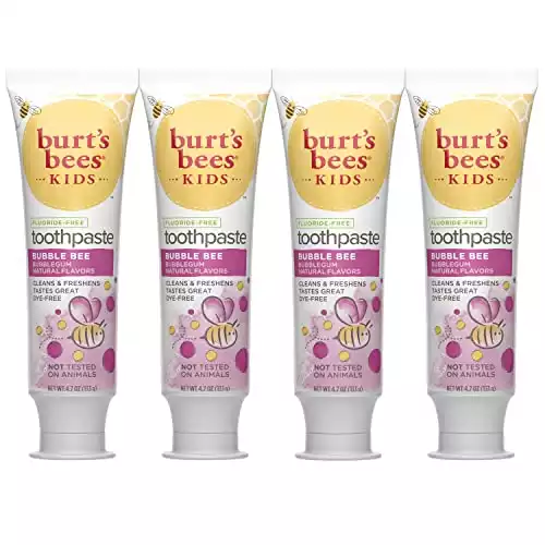 Burt’s Bees Kids Fluoride Free Toothpaste (Bubblegum)