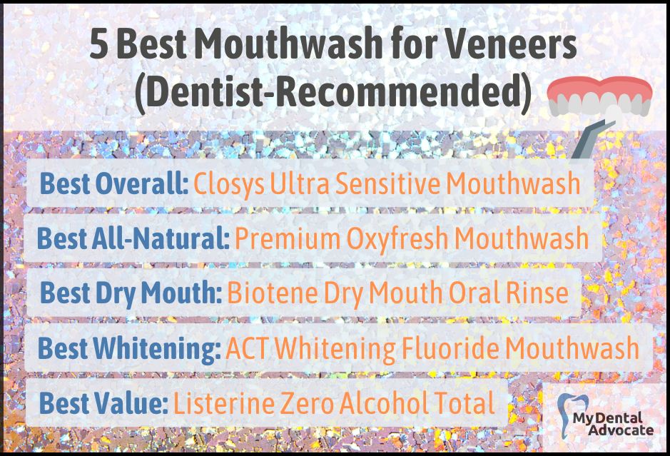 5 Best Mouthwash for Veneers | My Dental Advocate