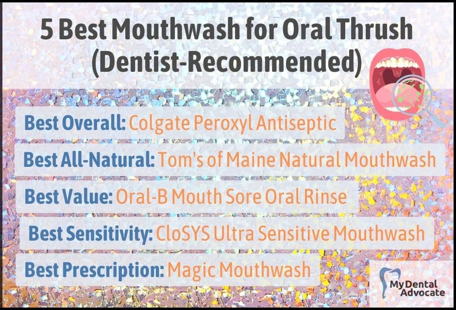 💦 5 Best Mouthwash for Oral Thrush 2024 MDA