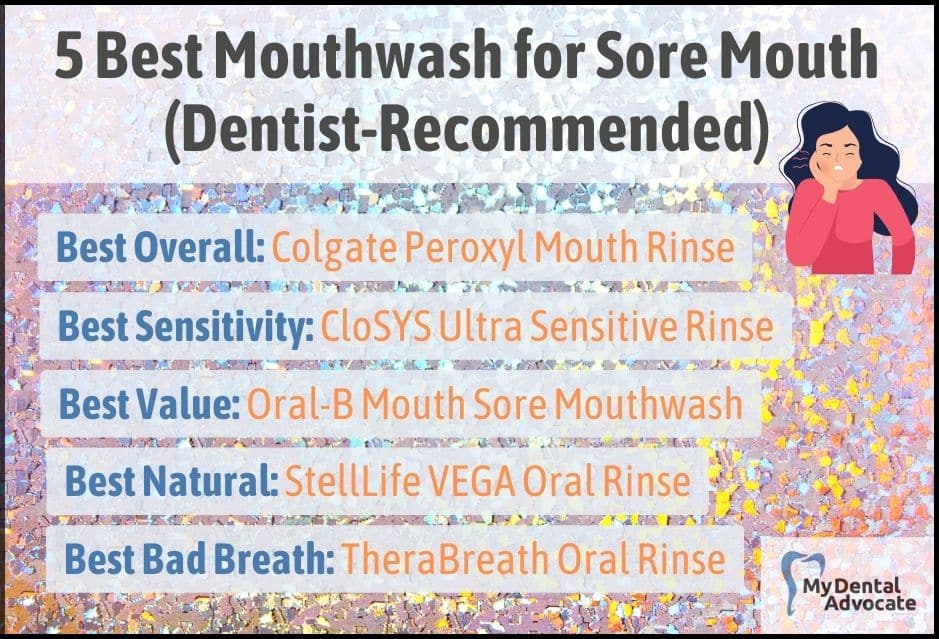 5 Best Mouthwash for Sore Mouth | My Dental Advocate