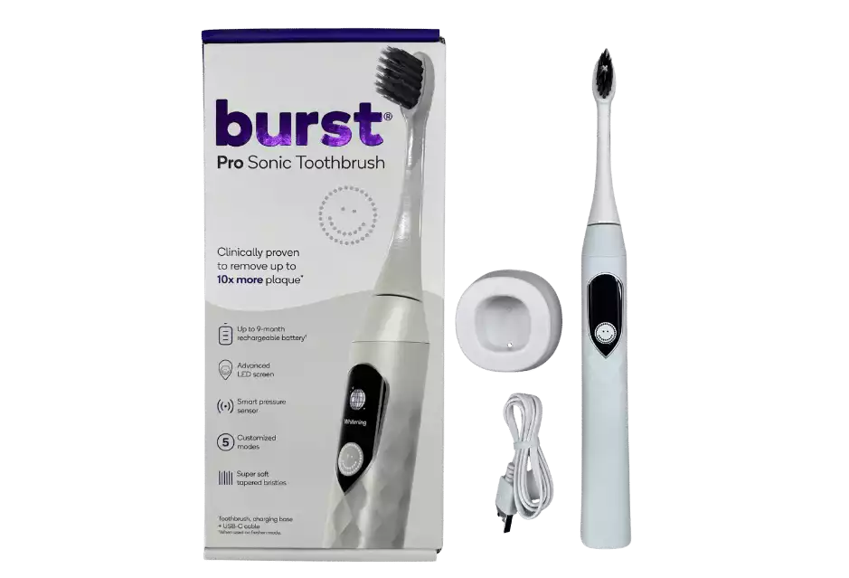 Burst Pro Sonic Electric Toothbrush (Code: UF4JEC for 30% Off)