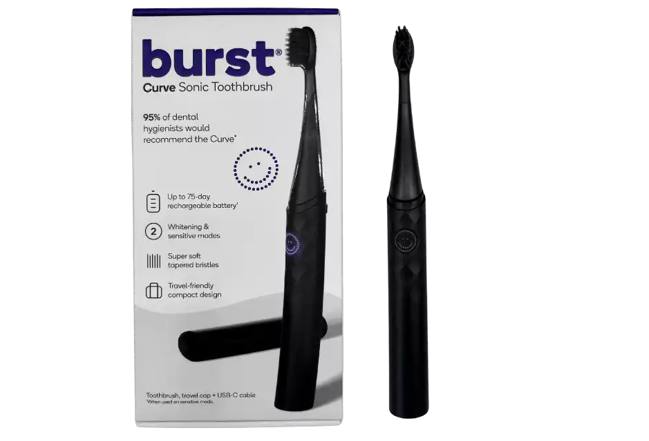 BURST Curve Toothbrush (Code: UF4JEC for 30% Off)