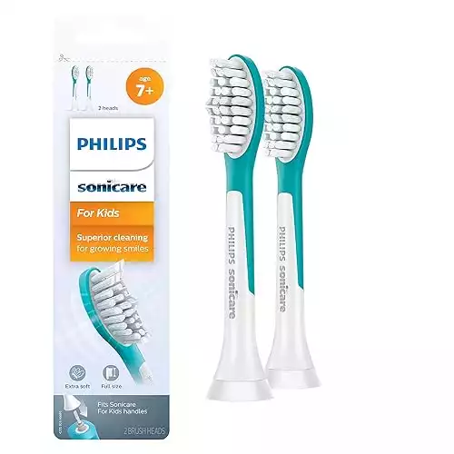 Philips Sonicare for Kids 7+ Replacement Toothbrush Heads